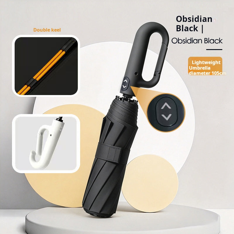 ⏳🔥LIMITED-TIME 50% OFF! ⏰☔Automatic Folding Umbrella – Windproof, Waterproof & Compact