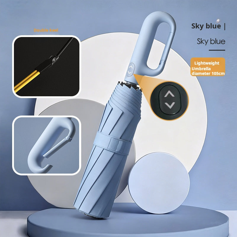 ⏳🔥LIMITED-TIME 50% OFF! ⏰☔Automatic Folding Umbrella – Windproof, Waterproof & Compact