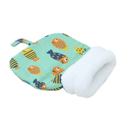 ⏳Limited-time 50% off💥Warm Plush Thick Cat Sleeping Bag – Soft Burrow Cat Bed, Self-Warming Enclosed Cave Bed for Kittens & Small Pets, Cozy Hideaway Nest