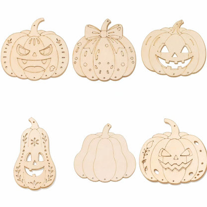 ⏰ Halloween Wooden Pumpkin Craft Kit | DIY Wind Chime 🎃