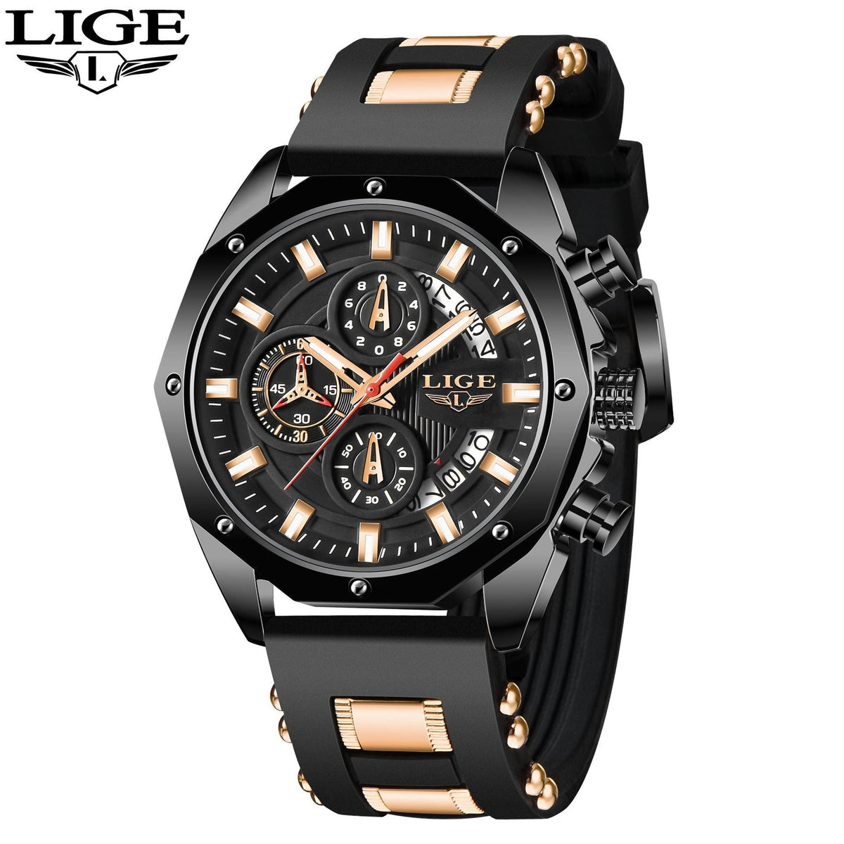 ⌚ 50% OFF NOW! 💪 Men's Outdoor Waterproof Sport Quartz Watch – Chronograph function, durable & water-resistant – Perfect for sports, travel & daily wear 🏃‍♂️