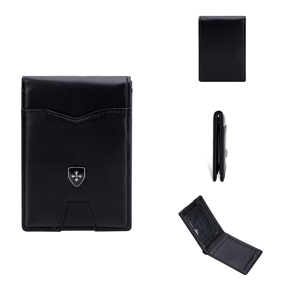 🔥Limited-Time Discount!!🔥RFID-Blocking Leather and Carbon Fiber Credit Card Holder