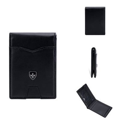 🔥Limited-Time Discount!!🔥RFID-Blocking Leather and Carbon Fiber Credit Card Holder