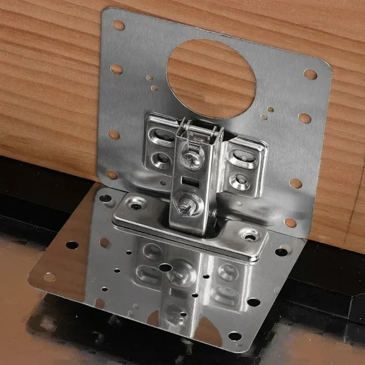 ❄️Summerfresh 50% OFF!🏠HingePlate 1+1 FREE: DIY Furniture Hinges Repair Side Plate