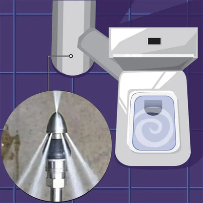 Drain cleaning tool High pressure nozzle
