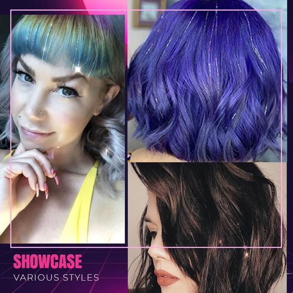 🏆 Last Day Special Price ＄12.99 ! 🎁14-pack Glitter Satin Hair Accessories ✨
