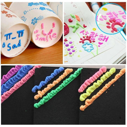 ⏳Time-Limited Special⏰Magic Pen – Draw 3D with one stroke!🎄 DIY Bubble Popcorn Drawing Pens