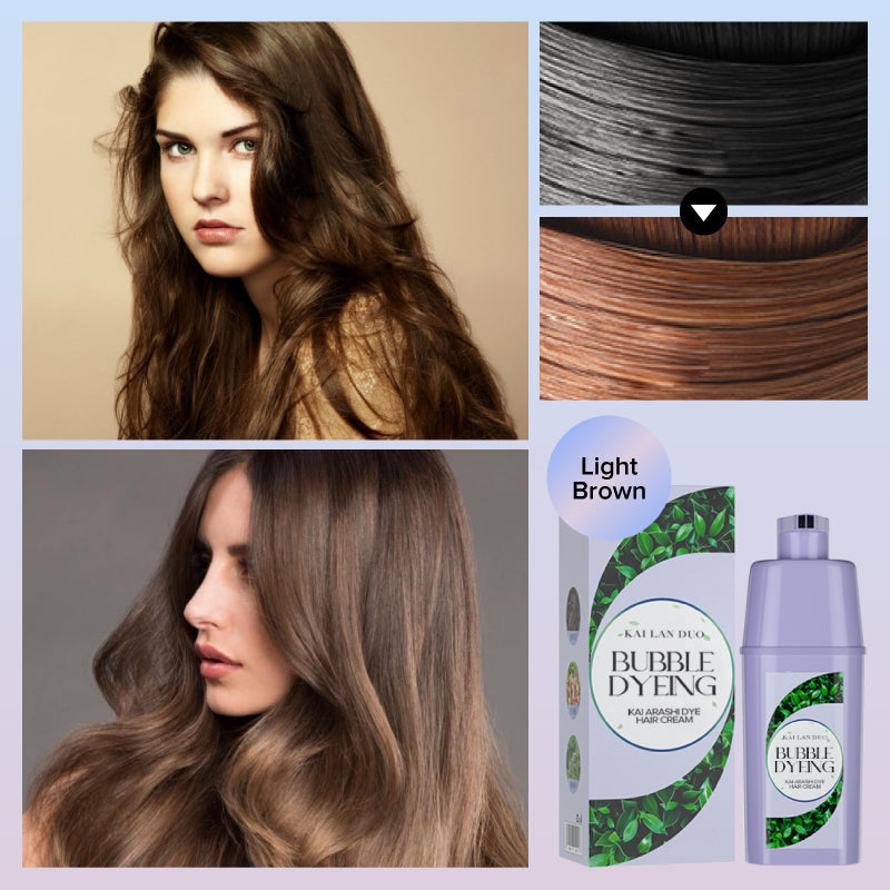 ✨ Gentle Bubble Hair Dye – Salon-Quality Color at Home! ✨