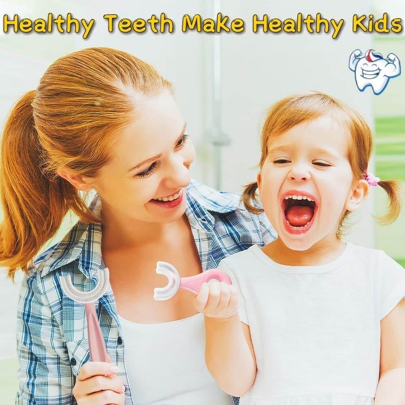 🔥More options for children🦷All Rounded Children U-Shape Toothbrush🎁