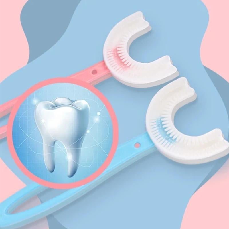 🔥More options for children🦷All Rounded Children U-Shape Toothbrush🎁