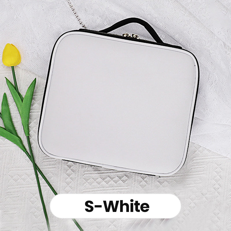 ✨ Flawless Makeup Anywhere – Portable LED Mirror Makeup Bag! ✨