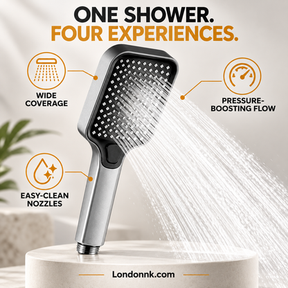 🚿 High-Boost Shower Head – Powerful Water Flow & Spa-Like Comfort ✨