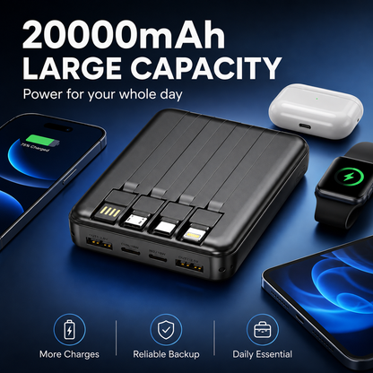 ⏳Time-Limited Special⏰Magnetic Power Bank With Stand & Cable