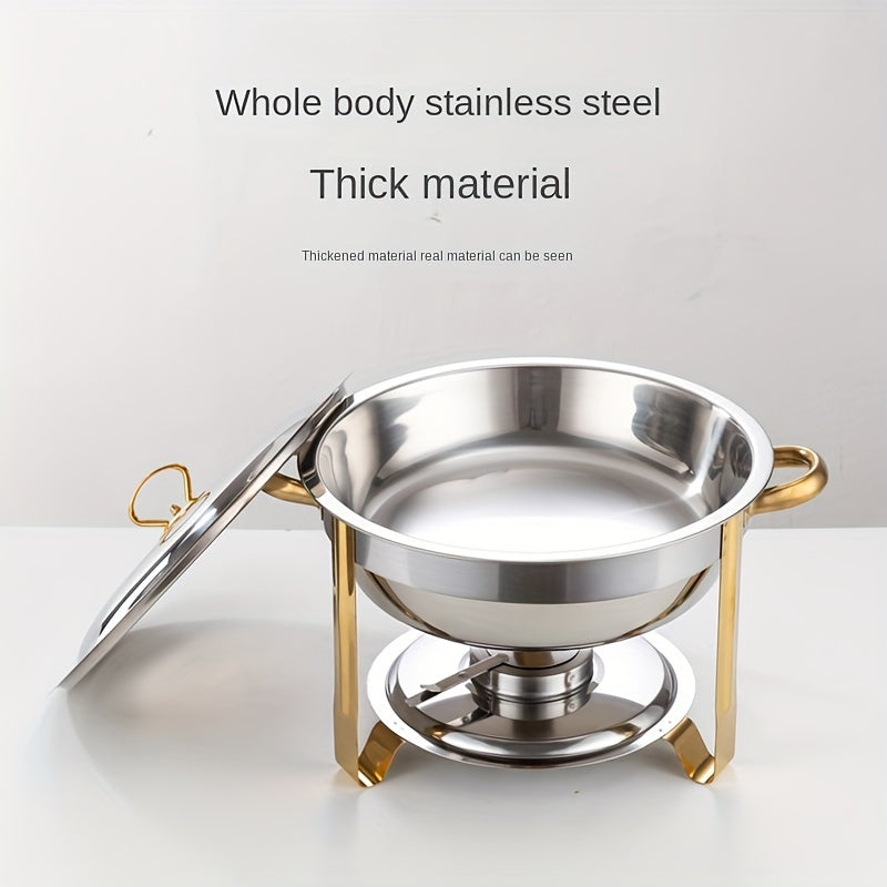 💎 50% OFF THE STAINLESS STEEL CHAFING DISH BUFFET SET! 💎 Professional-Grade, Food Safe & Portable for Any Event ✨