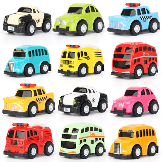🚗🔥 50% OFF! Cartoon Mini Toy Car Set – Bright Colors, Smooth Rolling Wheels, Durable ABS for Kids Party Favors & Collectibles ✨