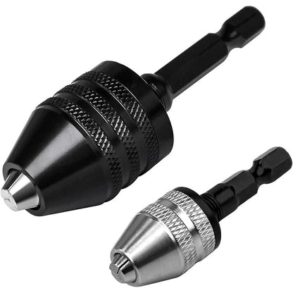 🔧 50% OFF NOW! 3-jaw chuck for electric screwdrivers and drills – keyless, quick-change & compatible with round and hexagonal shanks – perfect for hobby, renovation and precision work 🛠️✨