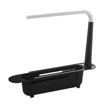 📢📢50% OFF & In Stock⏰ Updated Telescopic Sink Storage Rack – Adjustable Fit, Ventilated Drain & Towel Bar – Keep Your Sink Clean & Tidy ✨