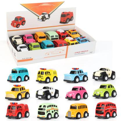 🚗🔥 50% OFF! Cartoon Mini Toy Car Set – Bright Colors, Smooth Rolling Wheels, Durable ABS for Kids Party Favors & Collectibles ✨