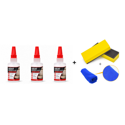 🚗Buy 2 Get 1 Free! Quick Dry Car Seat Leather Repair Glue‑ Precision Nozzle Vinyl & Leather Adhesive, Permanent Bond Repair Glue for Car Seats, Sofas & Leather Furnitures