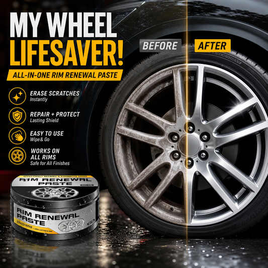 🥳2026 HOT SALE🥳💞50K+ SOLD!💨✨All-in-One Wheel Care & Restoration Paste