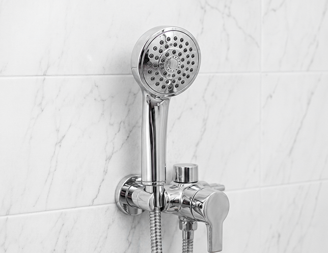 Shower head after cleaning