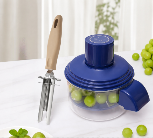 🎄✨50% OFF! 🍇🧄 Transparent electric fruit and vegetable peeler – Fast, easy, and efficient. Perfect for everyday kitchen tasks!