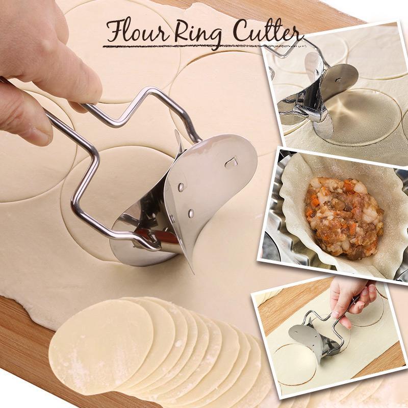 🥟🛡️ Stainless Dumpling Mold – Non-Stick, Easy Clean, Dough Cutter – Shape Like a Pro! 🌟