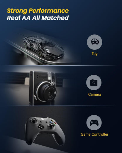 🏆Flash Sale⚡50K+ SOLD! Almost Gone-💥🎁🔋Charging Compartment - Rechargeable Aa/Aaa Lithium Battery