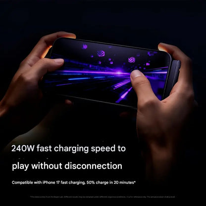 ⚡ 2-in-1 Invisible Charger Cable with Stand – 240W Super Fast Charging & Secure Phone Holder 📱🚀
