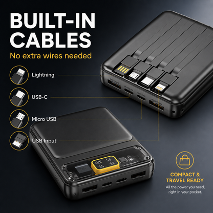 ⏳Time-Limited Special⏰Magnetic Power Bank With Stand & Cable