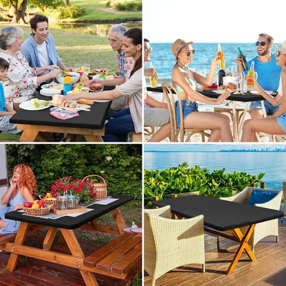 ✨ Sleek Look, Zero Creases – Reusable Spandex Table Cover for Dining & Garden. Half Price. Free US Delivery