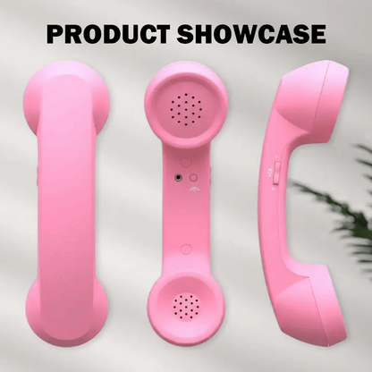 🎄Christmas Sale📞Retro Phone Handset for iPhone & Android, Type-C Vintage Telephone Receiver with HD Microphone & Speaker