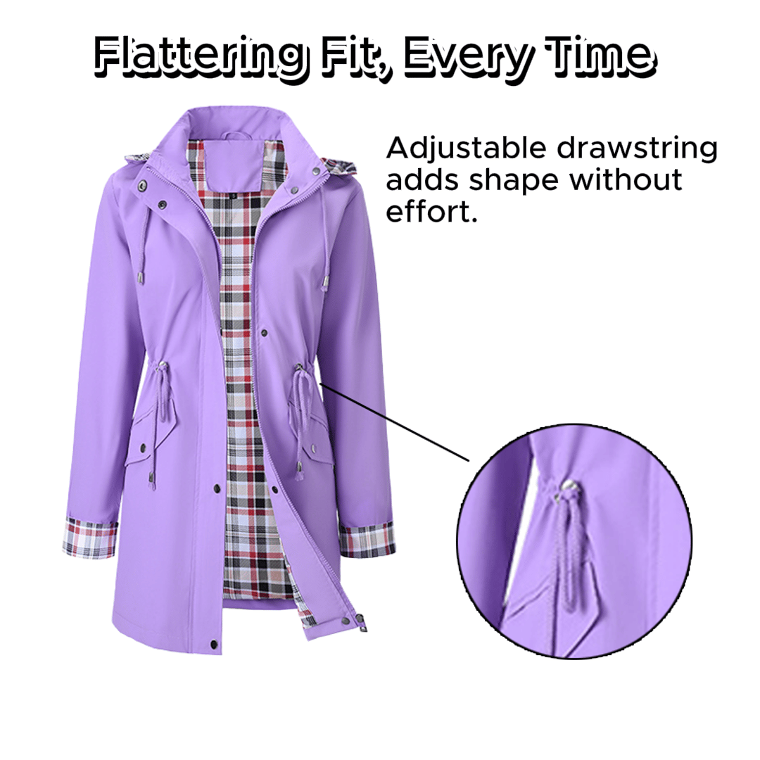 ⏰LAST DAY SALE 50% OFF✨Womens Chic. Lightweight. Waterproof Jacket 🍃🧥-Unleash Style and Durability in Any Storm!