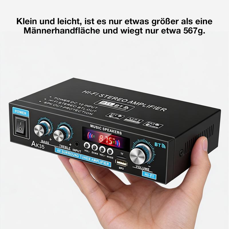 🎶 50% OFF! AK35 Home Audio Amp – Crystal Sound, Ultra-Fast Pairing 🔥📀 【Grab It Now】
