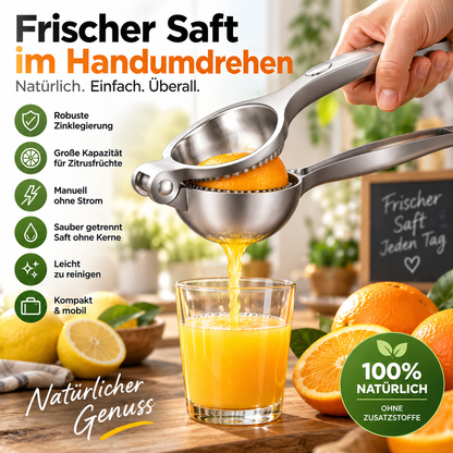 🍊 Large Zinc Alloy Portable Manual Juicer