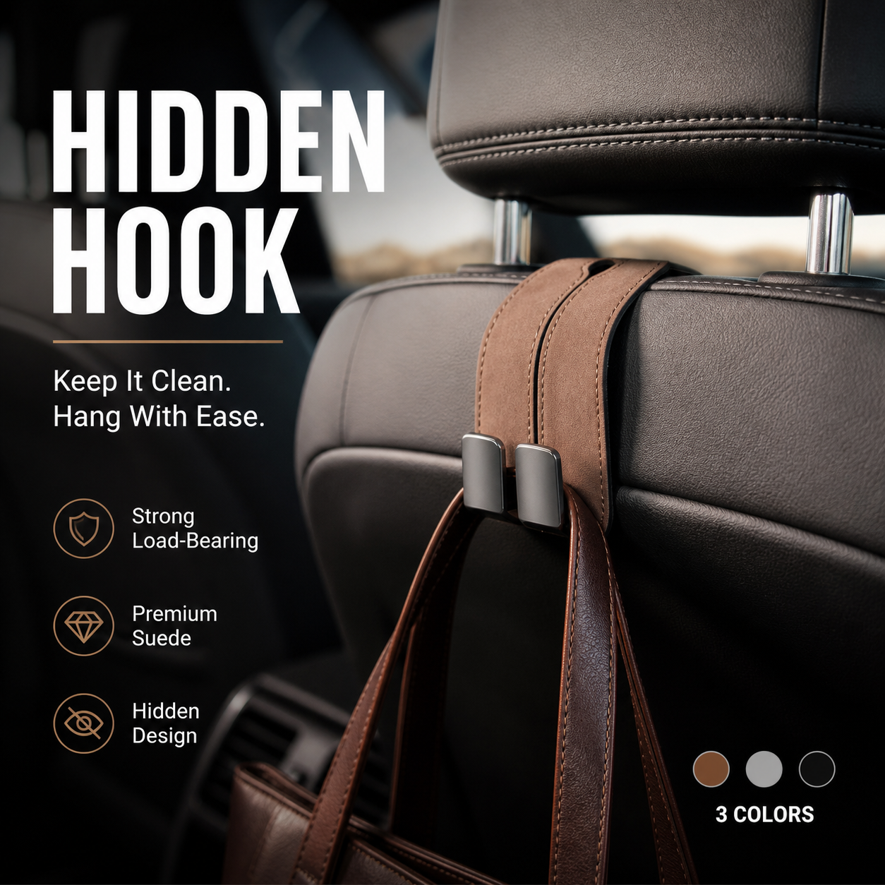 🔥Buy 1 Get 1 Free🔥Car Seat Back Double Hook