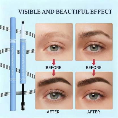 ✨ Say Goodbye to Sparse, Uneven Brows – Dual-Tip 3D Microblading Eyebrow Pen for Natural, Long-Lasting Results! ✨
