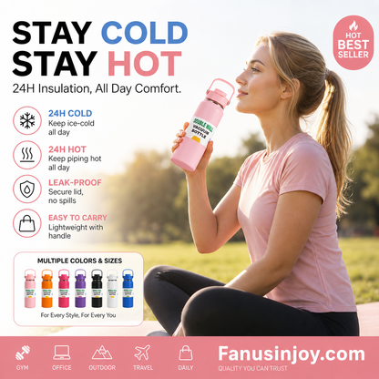💥Limited Time 50% Off! ❄️Portable heat preservation you can hold! 🔥Premium Stainless Steel Insulated Tumbler