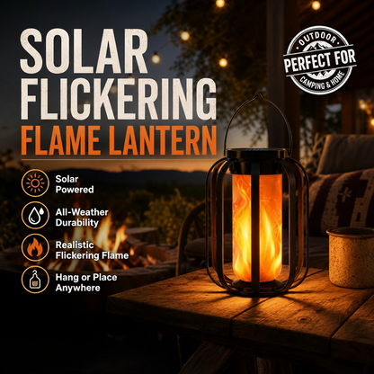 🔥🏮 Must-Have! 50% OFF ⏰ ✨ Solar Flame Lantern – Realistic Flicker, Zero Fire Risk ✨
