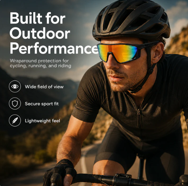 🔥2026 New Arrival🔥 UV400 Polarized Cycling Glasses for Men & Women