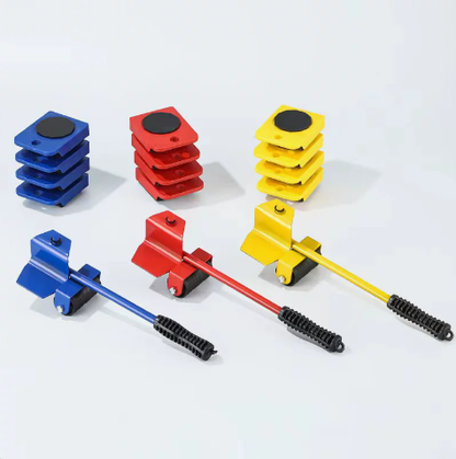 🏠 Heavy Furniture Moving Tool Kit – 8-Piece System for Home & Office Rearranging
