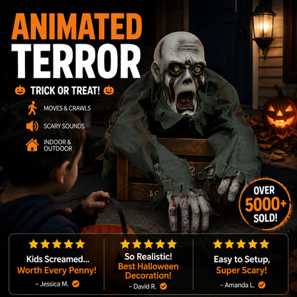 Halloween Horror Model Crawling Ghost