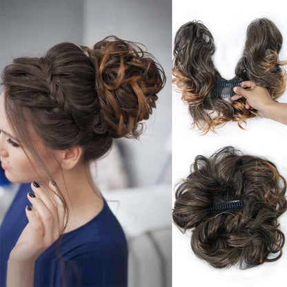 👱♀️ LIMITED-TIME 50% OFF! ✨ Clip-In Messy Side Comb Hair Bun – Instant Voluminous Updo, Heat Resistant 🎀