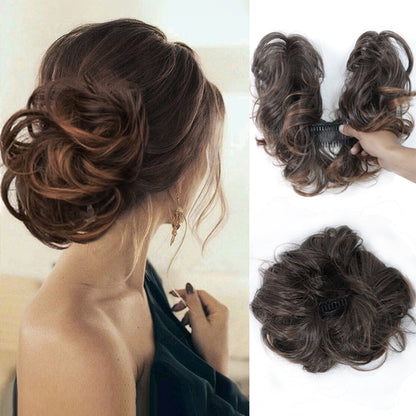 👱♀️ LIMITED-TIME 50% OFF! ✨ Clip-In Messy Side Comb Hair Bun – Instant Voluminous Updo, Heat Resistant 🎀