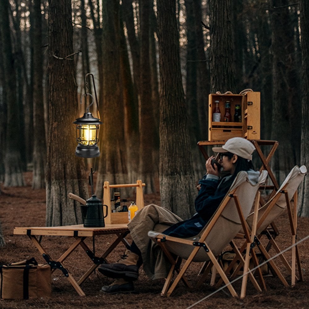 Portable Rainproof Vintage Camping Lantern