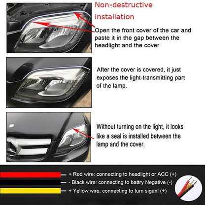 ⏳Time-Limited Special⏰Flexible Car LED Flow Type Auto Signal Light (2 Pcs)🚗💡