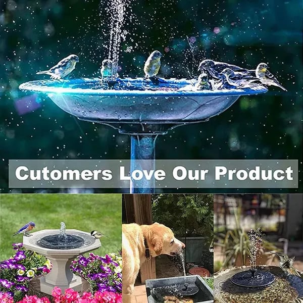 💧50% off for a limited time! ☀️✨ Ready-to-use solar-powered fountain—add some fun to your garden and your kids’ bath time! ✨