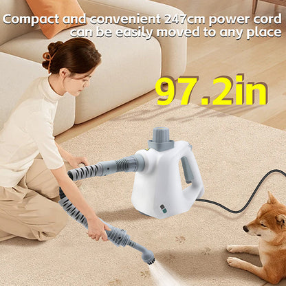 ✨ Multipurpose Handheld Steam Cleaner – Chemical-Free Deep Cleaning! ✨