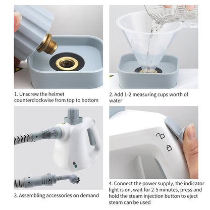 ✨ Multipurpose Handheld Steam Cleaner – Chemical-Free Deep Cleaning! ✨