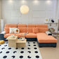 Faux Cashmere Stretch Sofa Cover with Anti-slip Backing